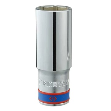 DR. 公制六角長套筒  鉻釩合金鋼 拋光 鍍鉻  4球槽定位功能  1個