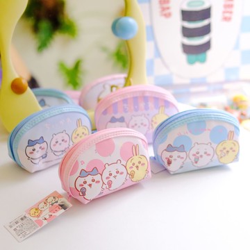 《吉伊卡哇》☆嗚哇哇嗚哇☆｜皮質貝殼型收納包 ちいかわ