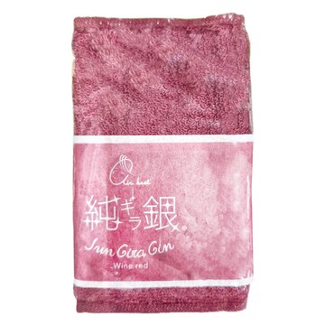 air kaol 淺野抗菌銀離子小毛巾 32*14cm 紅酒紅 柔軟吸水  1條