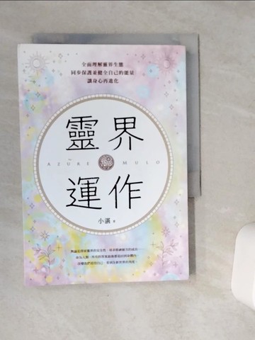 【書寶二手書T8／心靈成長_VEZ】靈界運作：全面理解靈界生態，同步保護並健全自己的能量，讓身心再進化_小湛