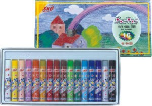 【SKB文明】OL-35 粉蠟筆 16色  (12支 ╱ 打)【APP滿額下單4%點數(單一帳號最高1000點)】7/31止