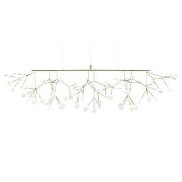 Heracleum III Linear 花火枝葉吊燈（綠、全電壓）