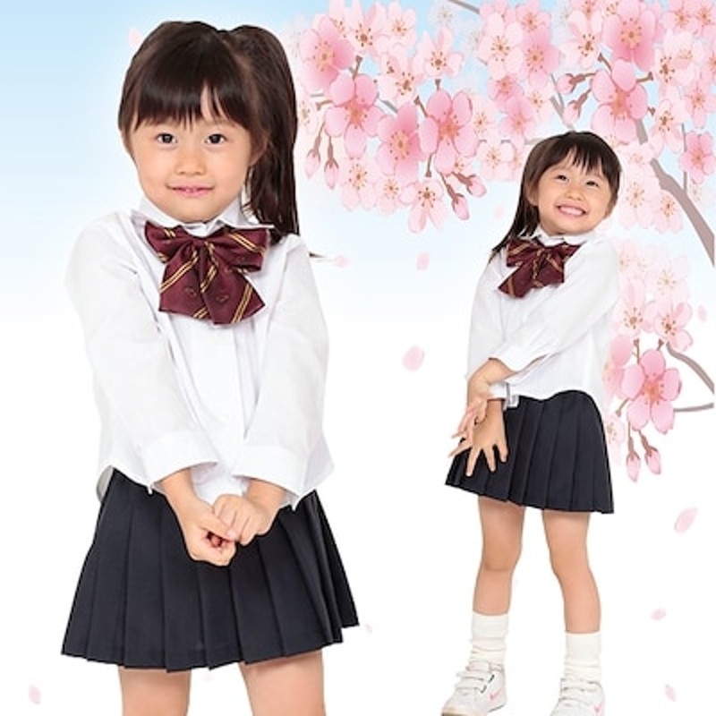 キッズ ちょーGALモテ制服 キッズコスチューム 子供用 ギャル 制服