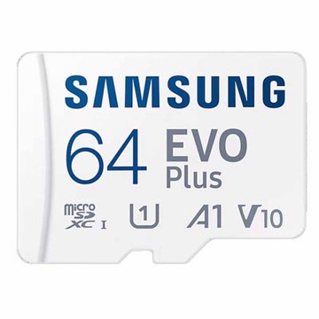 SAMSUNG 三星 EVO Plus microSDXC UHS-I U1 A1 V10 64GB記憶卡 公司貨 MB-MC64SA