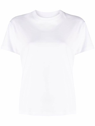 Studio Nicholson - short-sleeve cotton T-shirt - women - Cotton - 2 - White