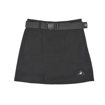 KANGOL 短裙 黑 腰帶 梭織 經典 褲裙 6422150420