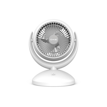 DIKE DUF320WT 6吋自動擺頭USB充電式風扇