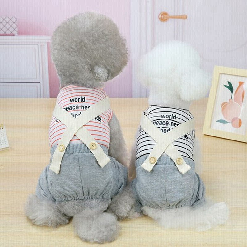 犬の服 犬の洋服 つなぎ カバーオール ロンパース 抜け毛防止 犬服 ペット服 ドッグウェア 春服 夏服 秋服 冬服 犬の服 パジャマ 寝間着 通販 Lineポイント最大get Lineショッピング