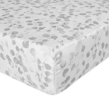 Anne de Solene Rosee Gris Cotton Fitted Sheet, Queen