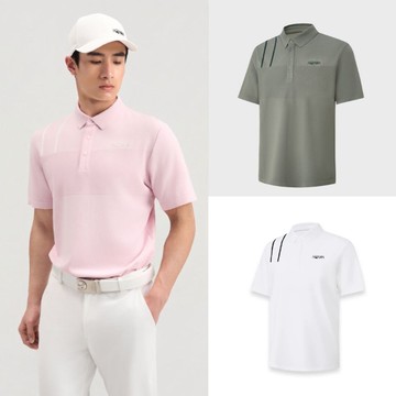 HONMA 本間高爾夫 男款短袖透氣polo衫 2026春夏款 日本高爾夫專業品牌(M-XL 白色 HMMC707R116)