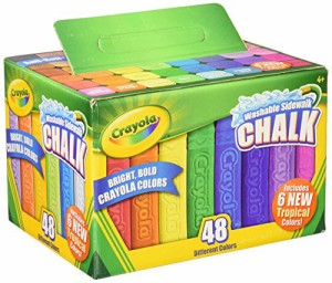 クレヨラ アメリカ 海外輸入 Crayola Washable Sidewalk Chalk, Pack of 48