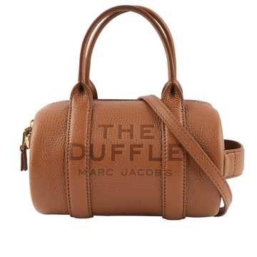 MARC JACOBS 粒面皮革迷你波士頓二用包(堅果棕)