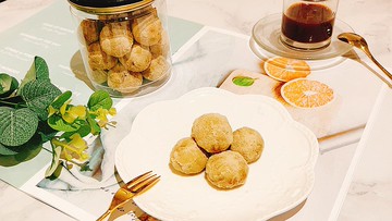 頂級伯爵紅茶雪球餅乾-2罐組#酥鬆口感#濃郁不苦澀