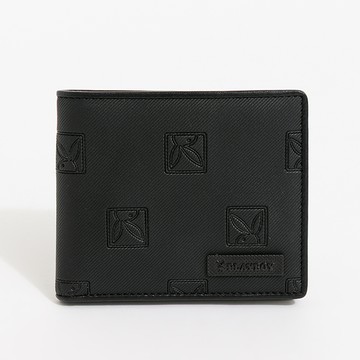 PLAYBOY - 上翻短夾  Quest系列 - 黑色