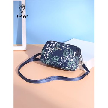 菲都狄都女包牛津布斜挎包女小包手拿零錢包兩用多層輕便尼龍防水