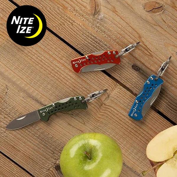 NITE-IZE ナイトアイズ DOOHICKEY KEY CHAIN KNIFE(ドゥーヒッキーキーチェーンナイフ) カラビナ付きフォールディングナイフ KMTK-R7 ソロキャンプ アウトドア