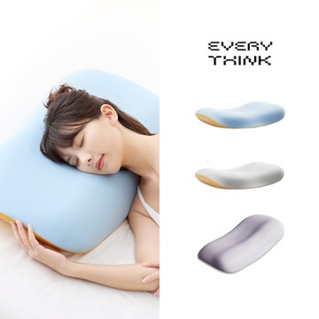 【EVERY THINK_換季出清】台灣總代理 慢回彈雲翼枕(高/低枕款) 護頸記憶枕 人體工學設計 貼合頭頸，舒適支撐