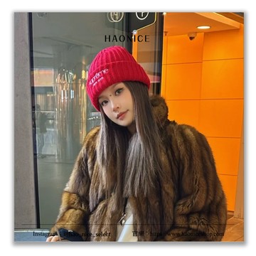 【HAO NICE】100%正品 SUPREME 美國潮牌粗羅紋毛線帽 帽子