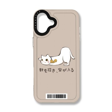 iPhone 16 Plus 殼 TRON iPhone 16 PLUS 俄羅斯方塊招財貓L型系列  載具 MAGSAFE 磁吸 太空殼 透白款 手機殼