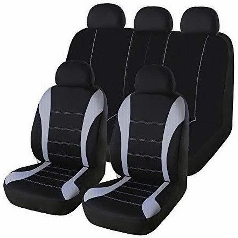 Auto High カーシートカバー フルセット 通気性のあるメッシュ生地 自動車フロントとバックシート保護カバー ほとんどの車 トラック バン Suvにフィッ 通販 Lineポイント最大get Lineショッピング