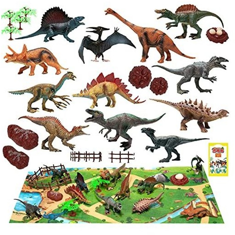 恐竜 おもちゃ リアル 模型 恐竜フィギュア 誕生日 クリスマスプレゼント 47点 セット 図鑑 化石 T Rex Stegosaurus ほか My 通販 Lineポイント最大0 5 Get Lineショッピング