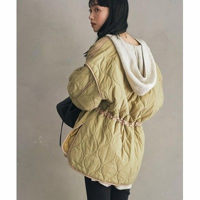 Coen レディース ドロストキルティングジャケット Web限定カラー ジャケット アウター ブルゾン ベージュ L 通販 Lineポイント最大get Lineショッピング