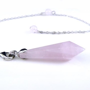 寶峻晶石館 粉晶靈擺/粉晶墜子