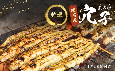 特選明石産炭焼き穴子（タレ6個付き）