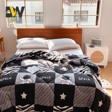 夢之語  防靜電雙面加厚 法蘭絨暖暖被 (月球漫步) 150X200cm-1入