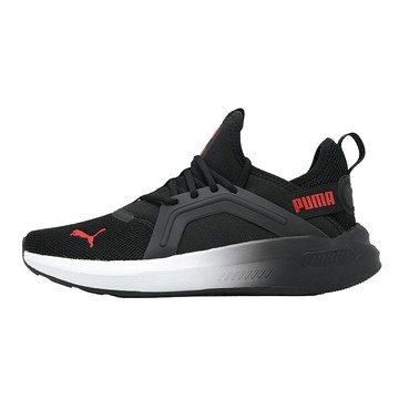 Puma 慢跑鞋 Softride Enzo 5 男鞋 黑 紅 緩衝 支撐 運動鞋 311098-35