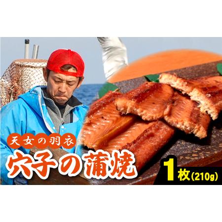 ふるさと納税 あなご 蒲焼 1枚 210g 天女の羽衣【210g 穴子蒲焼き 魚介類 魚 穴子 アナゴ 蒲焼き 仕込み?油 タレ付き 山椒付き 新鮮 冷凍 真空パ.. 島根県大田市