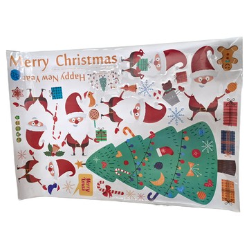 JB Design 聖誕老人系列時尚壁貼  彩色  90 x 60cm  1件