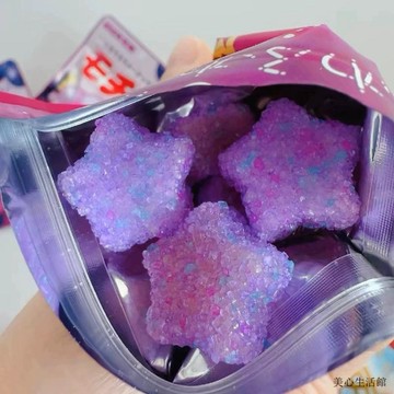 促銷熱賣🍬網紅日本進口諾貝爾葡萄味軟糖50g星星軟糖天使甜甜圈糖果零食