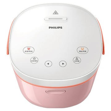 PHILIPS 飛利浦 微電鍋迷你電子鍋  瑰蜜粉  HD3070