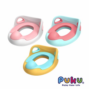 【PUKU 藍色企鵝】幼兒PU軟墊舒適便座