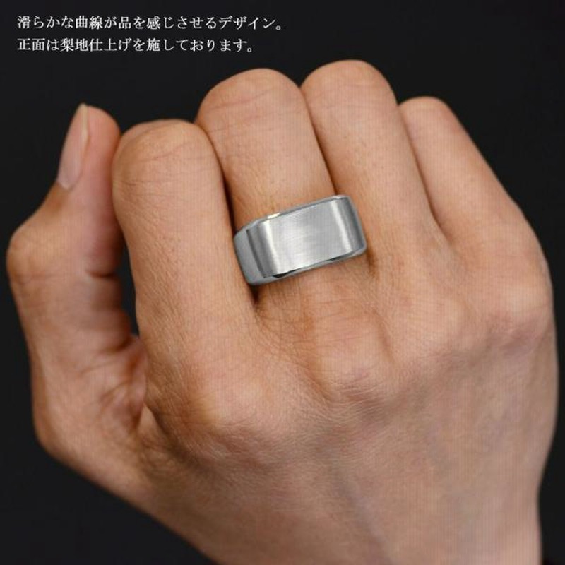 13号 指輪 メンズ すっぱく 印台 リング 男性用 金色 ゴールド