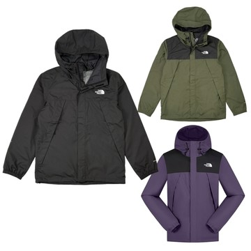 The North Face 北面 防水連帽外套 男裝 防風 黑/軍綠/紫【運動世界】NF0A8DRZ4H0/NF0A8DRZBQW/NF0A8DRZGJI