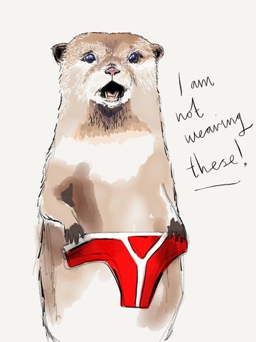 I am not wearing these 設計海報 | Jimbobart