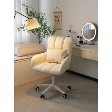 化妝椅子靠背現代簡約女生臥室梳妝臺專用凳ins網紅美甲凳子家用