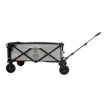 KZM OUTDOOR 多功能可開式手拉車  1個  灰色