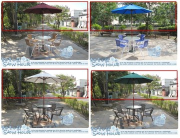 雪之屋 7尺/9尺精緻木傘/海攤傘/遮陽傘/太陽傘/庭院傘/中柱傘/攤販傘/咖啡市集擺攤傘