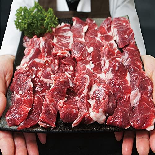 国産牛 希少部位めがね 赤身カルビ焼肉用1kg冷凍（500ｇ×2パック）2セット以上購入でお肉増量中 メガネ　お中元　父の日　お歳暮　ギフト　黒毛和牛