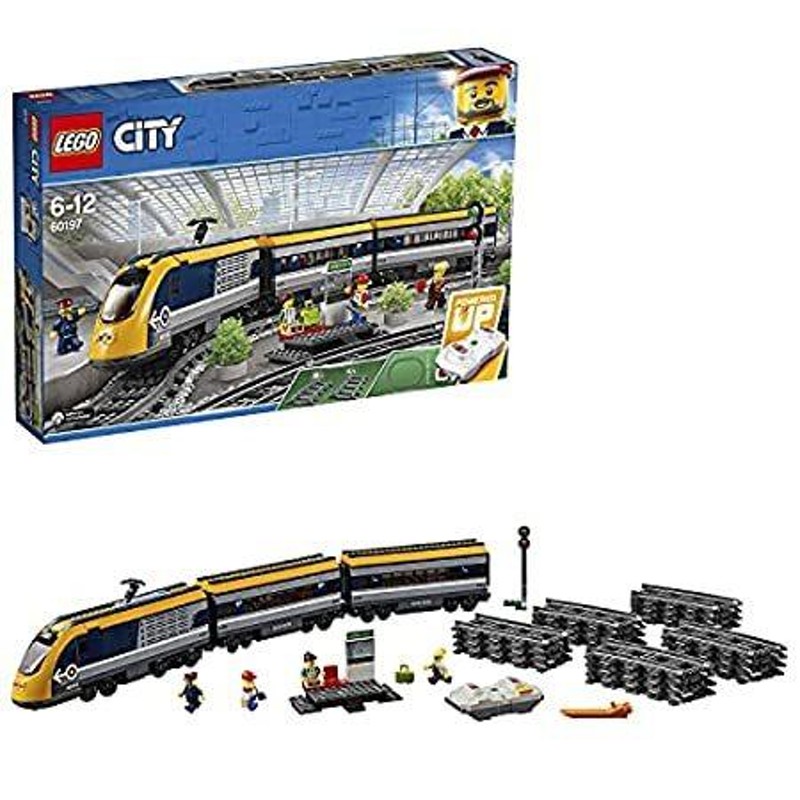 美品 レゴ シティ ハイスピード・トレイン 60197 電車-