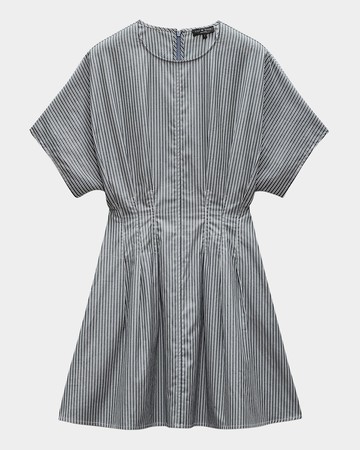 Maddie Stripe Poplin Mini Dress