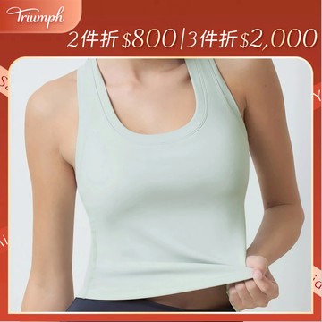 Athleisure 城市律動系列 BRATOP支撐型美背背心 霧綠