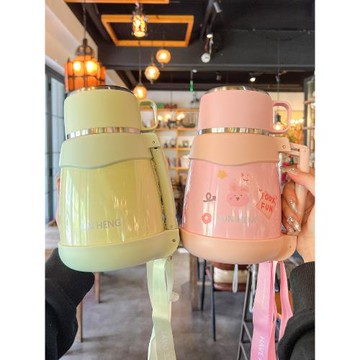 大肚保溫水杯女高顏值2025新款大容量嬰兒沖奶外出水壺316不銹鋼