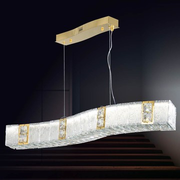 LED 流線型水晶吊燈  38-80561