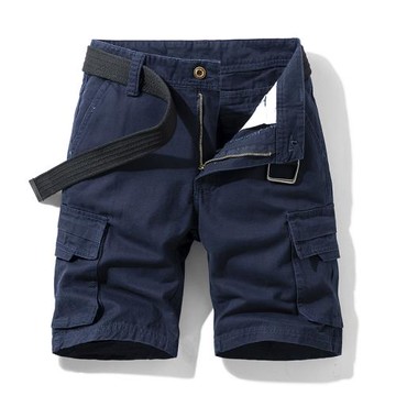 美式潮牌工裝短褲男多口袋中褲夏季新款寬松直筒休閑百搭純棉五分