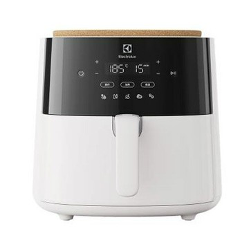 【Electrolux伊萊克斯】極致美味500 5公升全觸控健康氣炸鍋 氣炸烤箱 (E5AF1-610W) 奶霜白