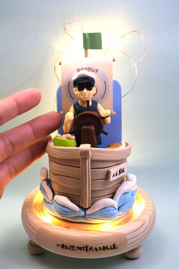 榮休記念小禮品,可客製名字.提供相片客製人物造型(各行各業)